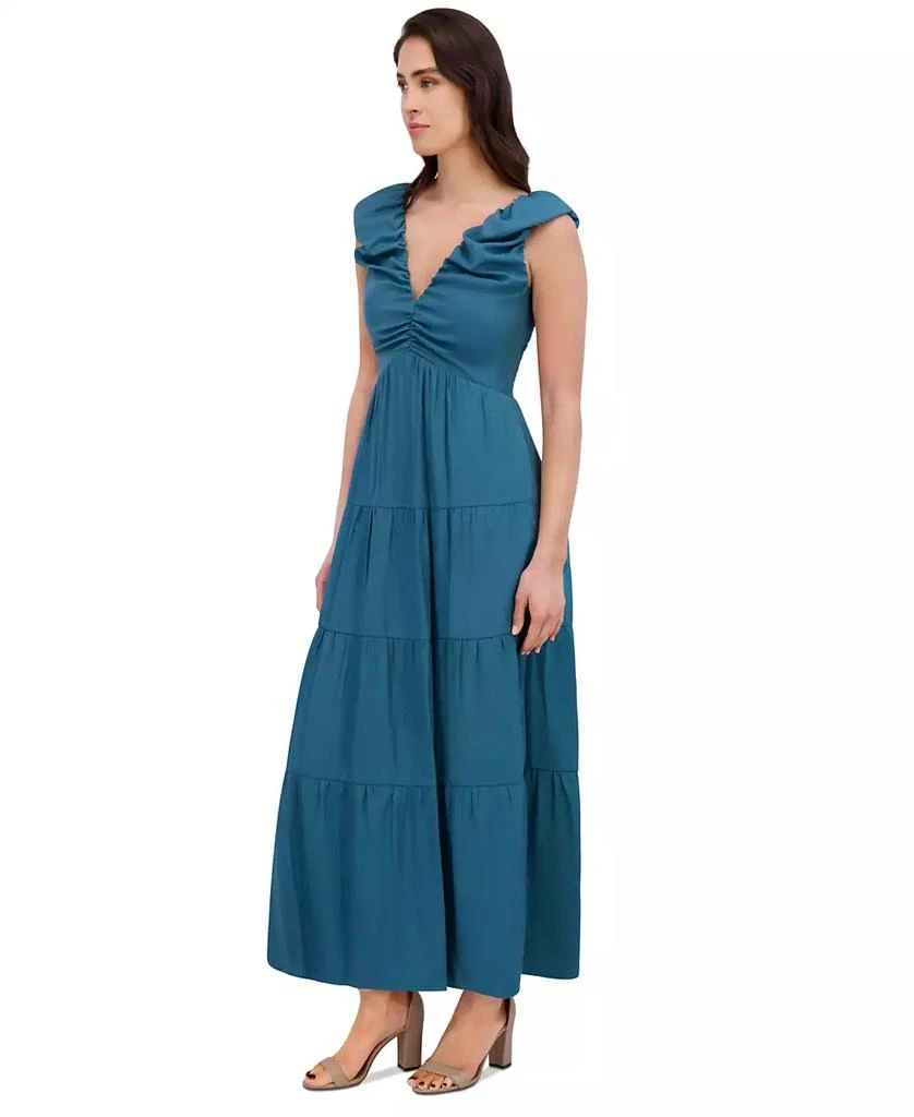 Siena Women's V-Neck Tiered Maxi Dress 2