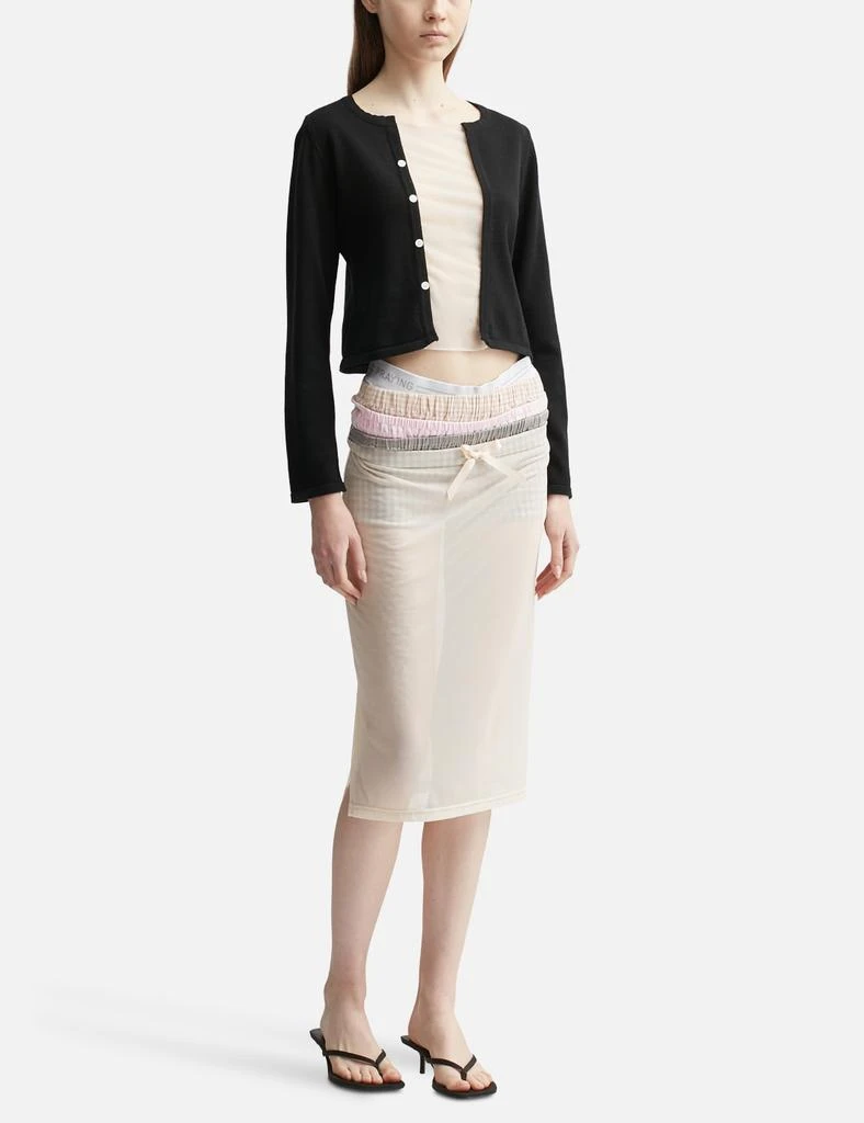 Praying Boxer Sheer Skirt 4