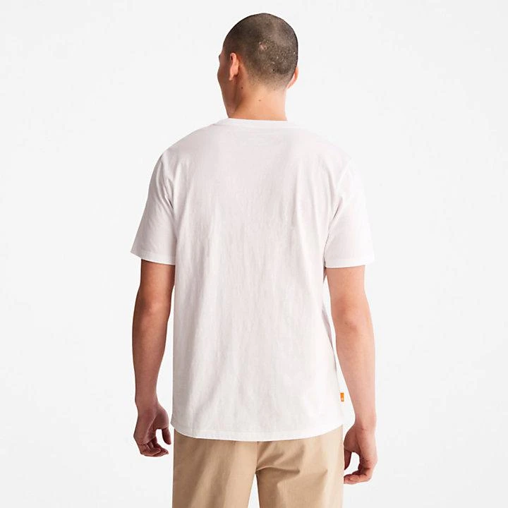 Timberland Camo Logo T-Shirt for Men in White 2