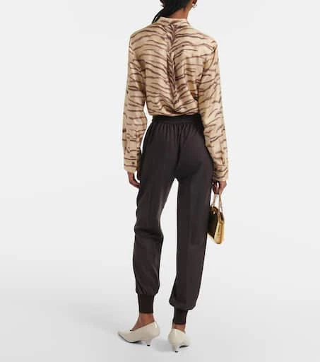 Stella McCartney Wool flannel sweatpants 3