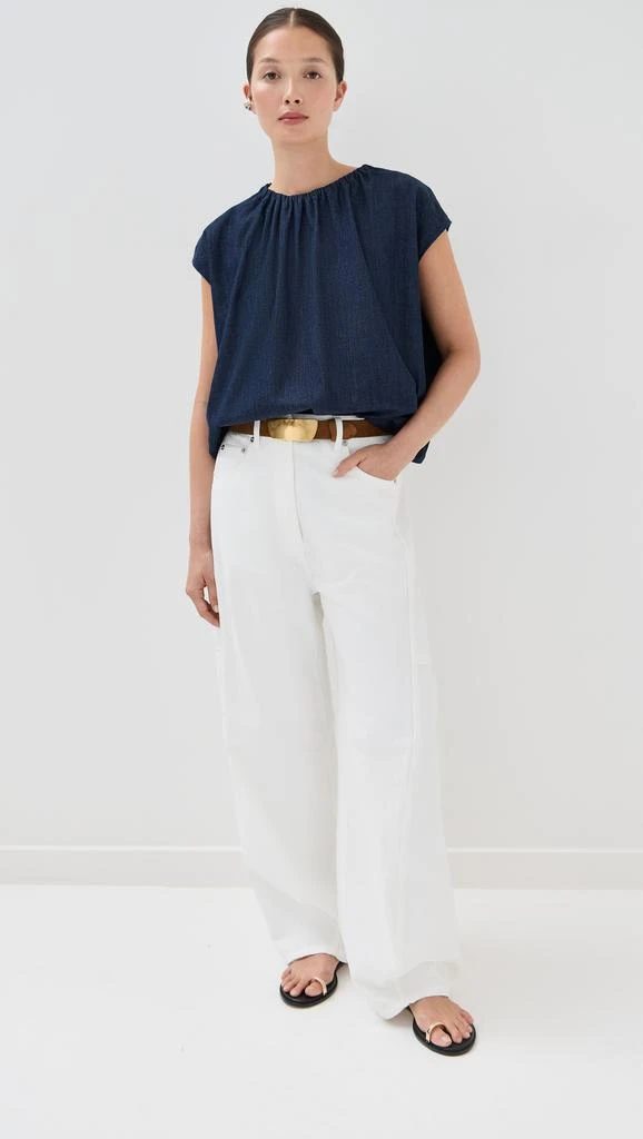 Tibi Petite Spring Denim Sid Jeans 8