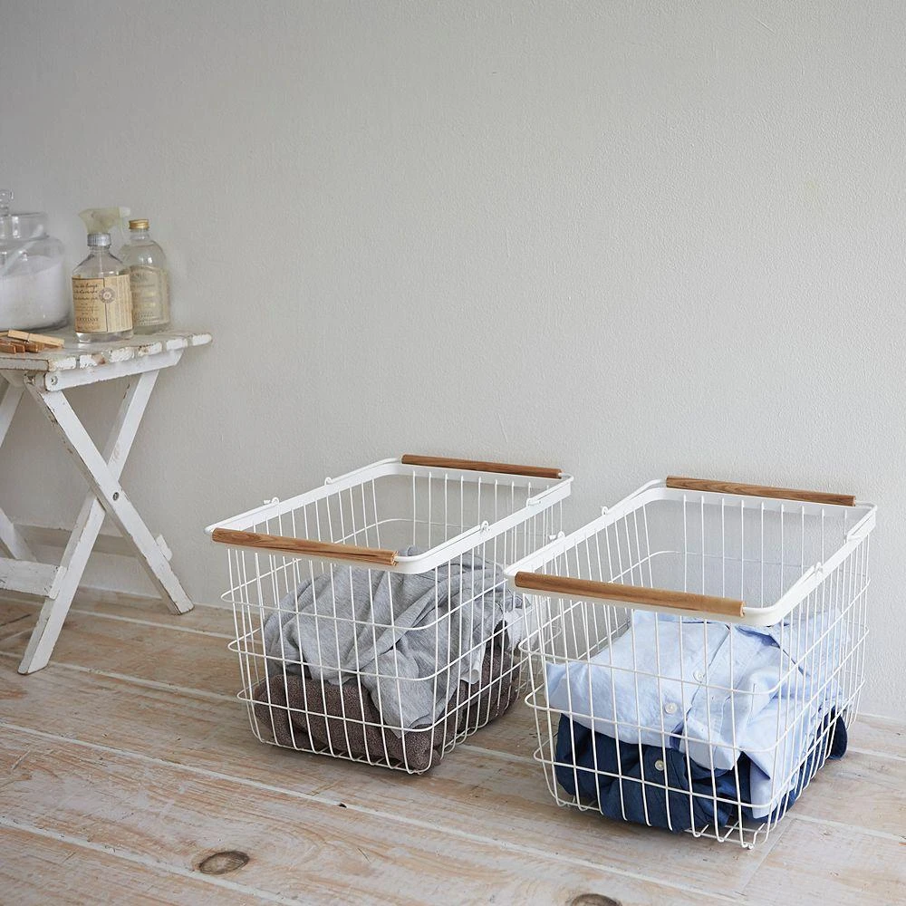 Yamazaki Tosca Laundry Basket, Medium 4
