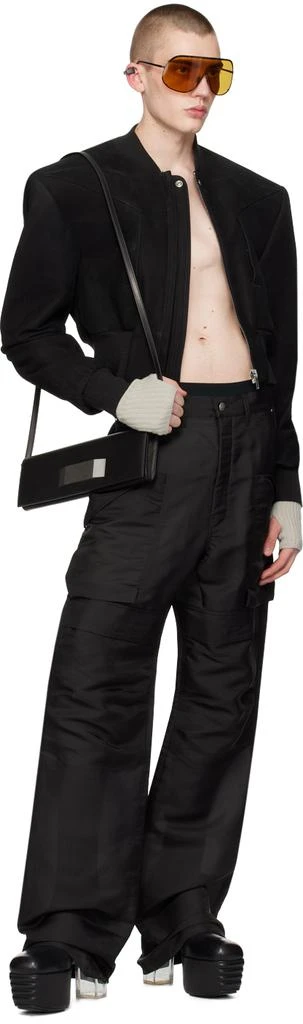 Rick Owens Black Stefan Cargo Pants 4