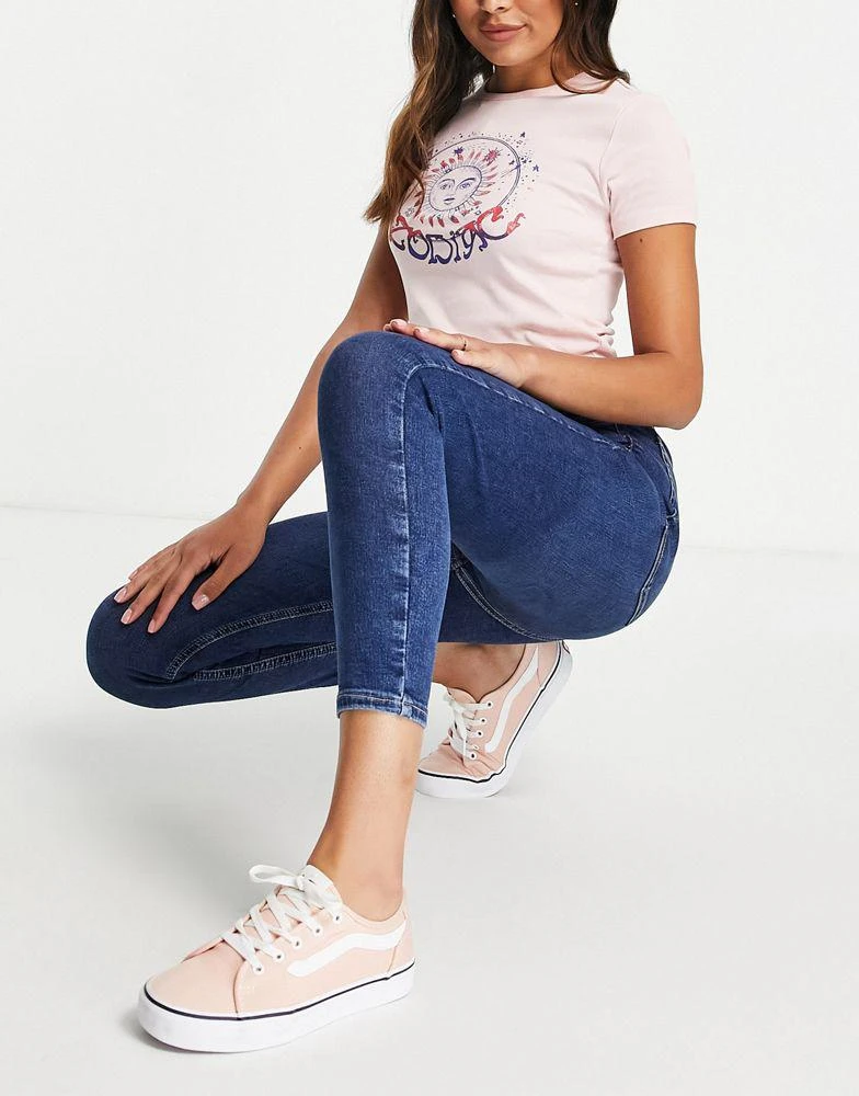 Topshop Topshop Jamie jeans in rich blue 4