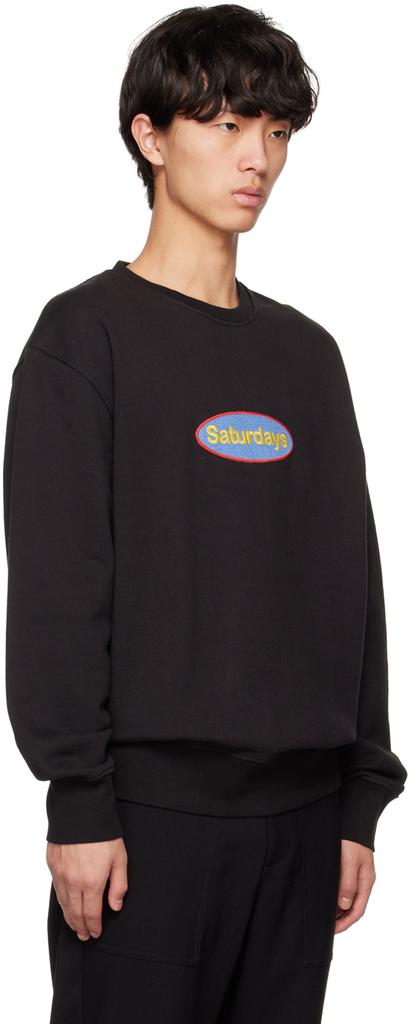 Saturdays NYC Black Bowery Sweatshirt