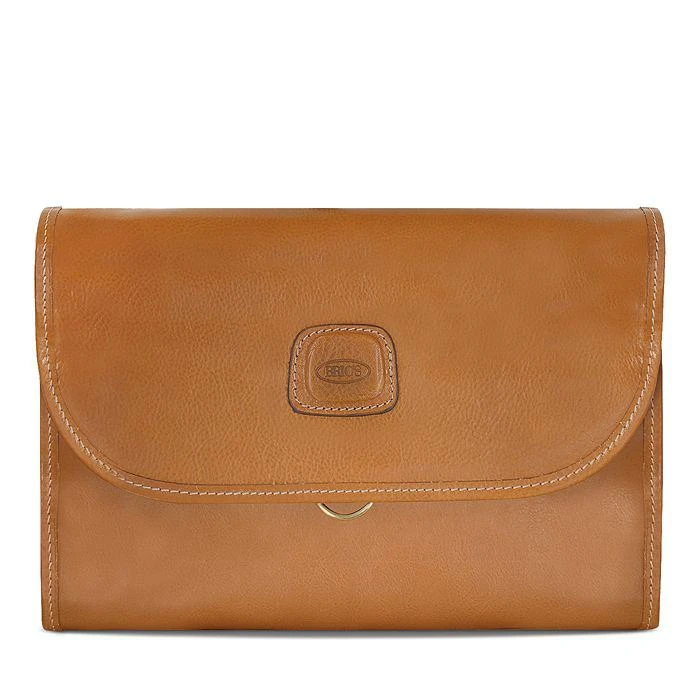 Bric's Life Pelle Leather Tri-Fold Toiletry Kit 1