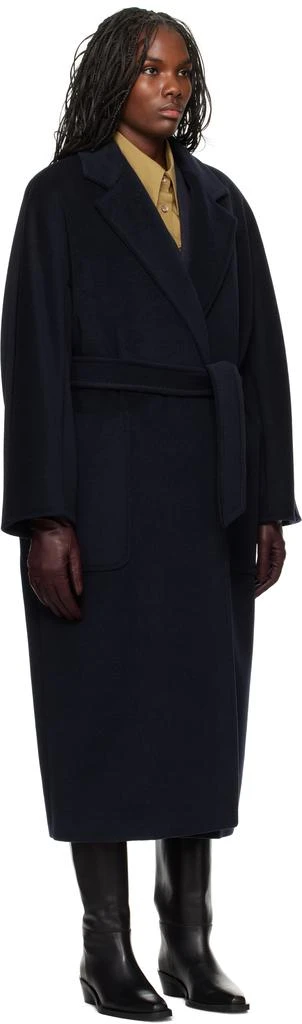 Max Mara Navy Locri Coat 2