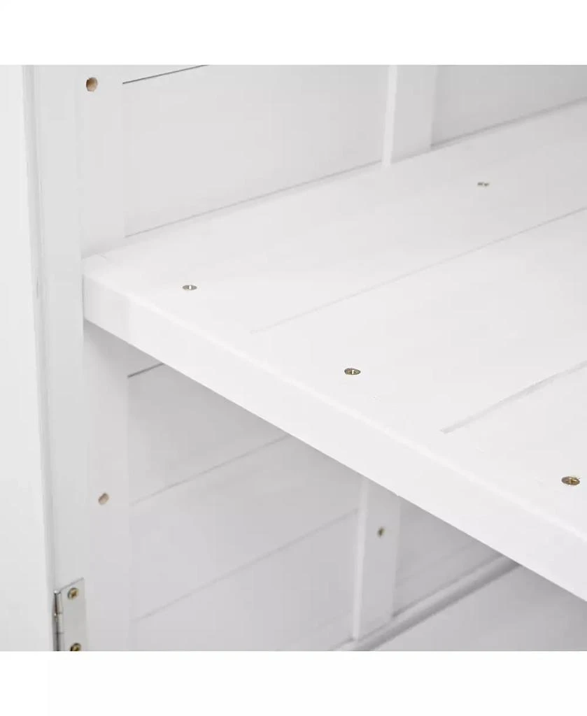 Mondawe Garden Potting Bench Table with Hutch, Patio Storage Workstation 9