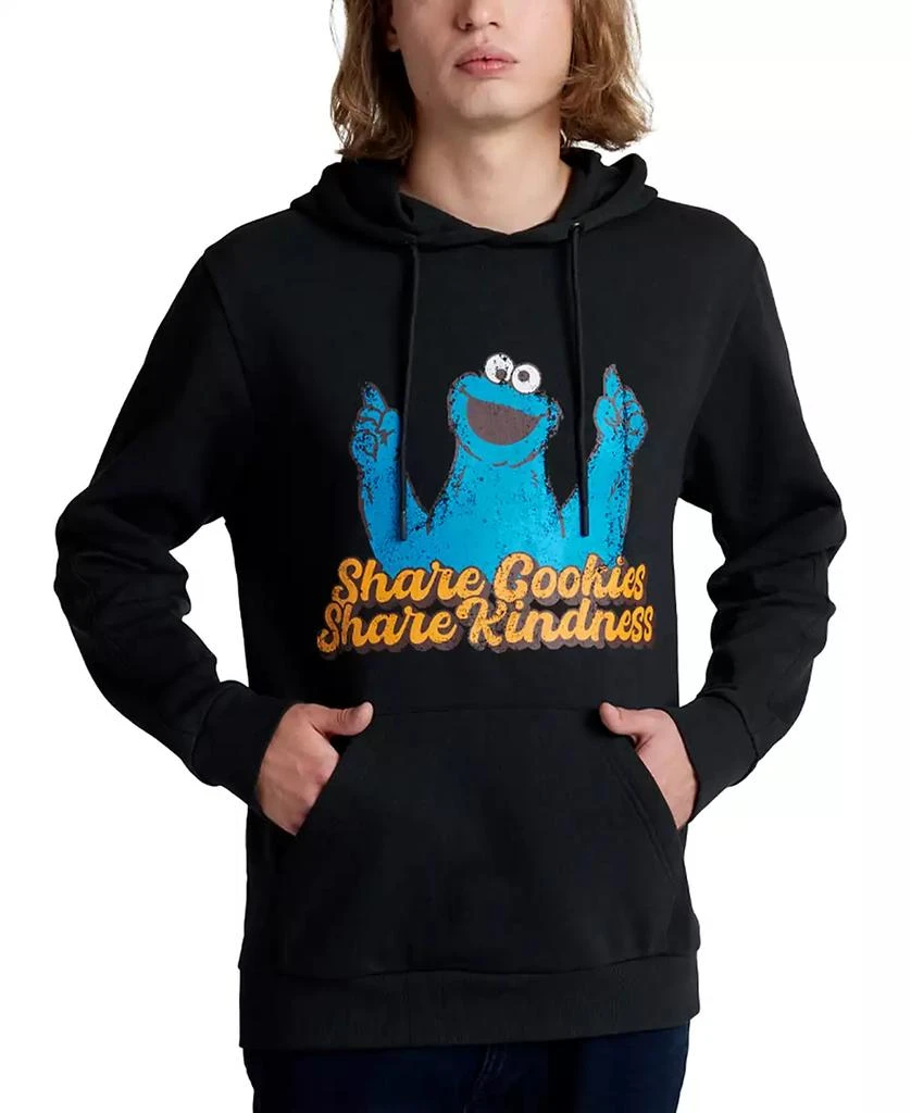 Kenneth Cole X Sesame Street Men's Slim Fit Cookie Monster Hoodie 1