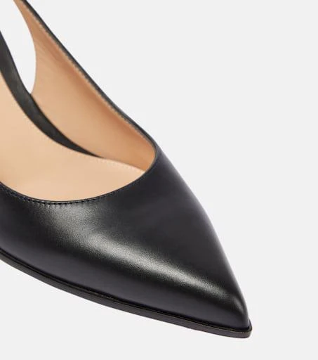 Gianvito Rossi Piper leather slingback pumps 6