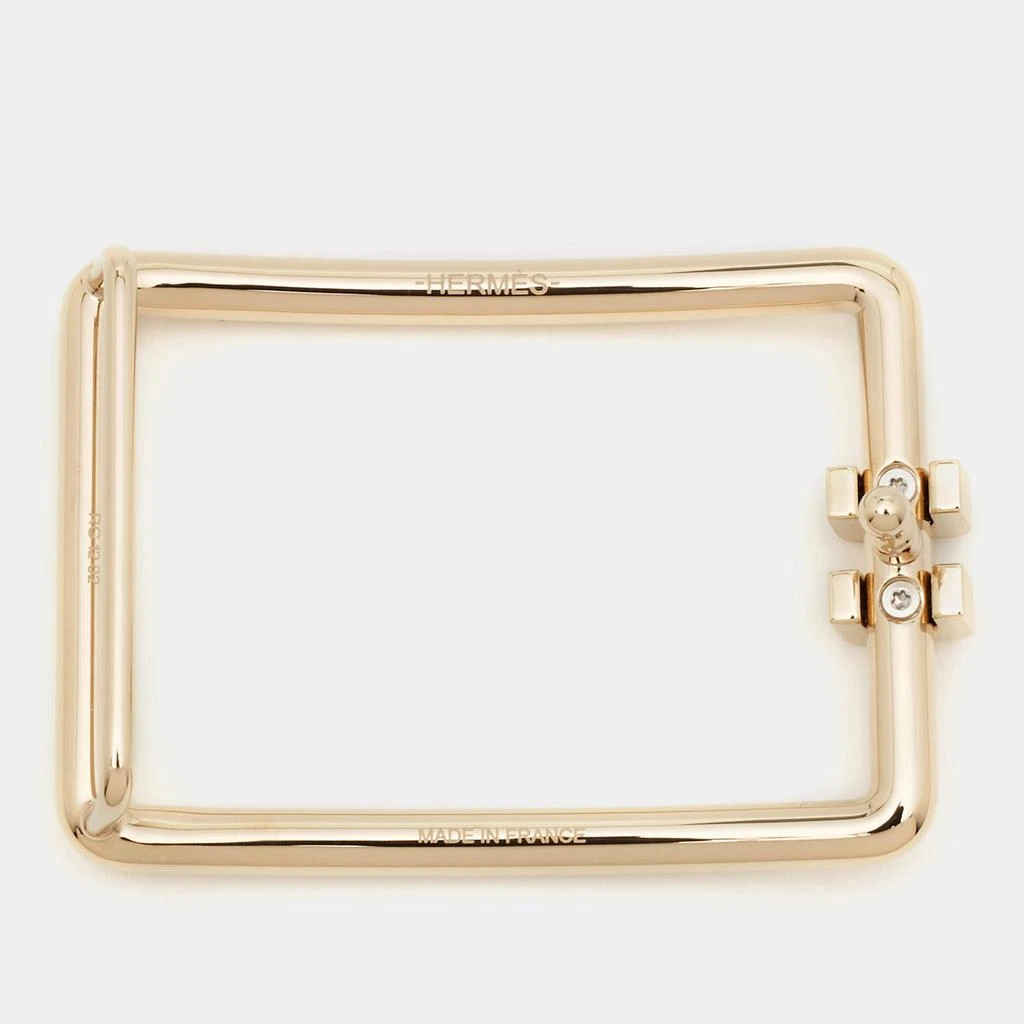 Hermes Hermes Gold Metal Tube H Belt Buckle  3