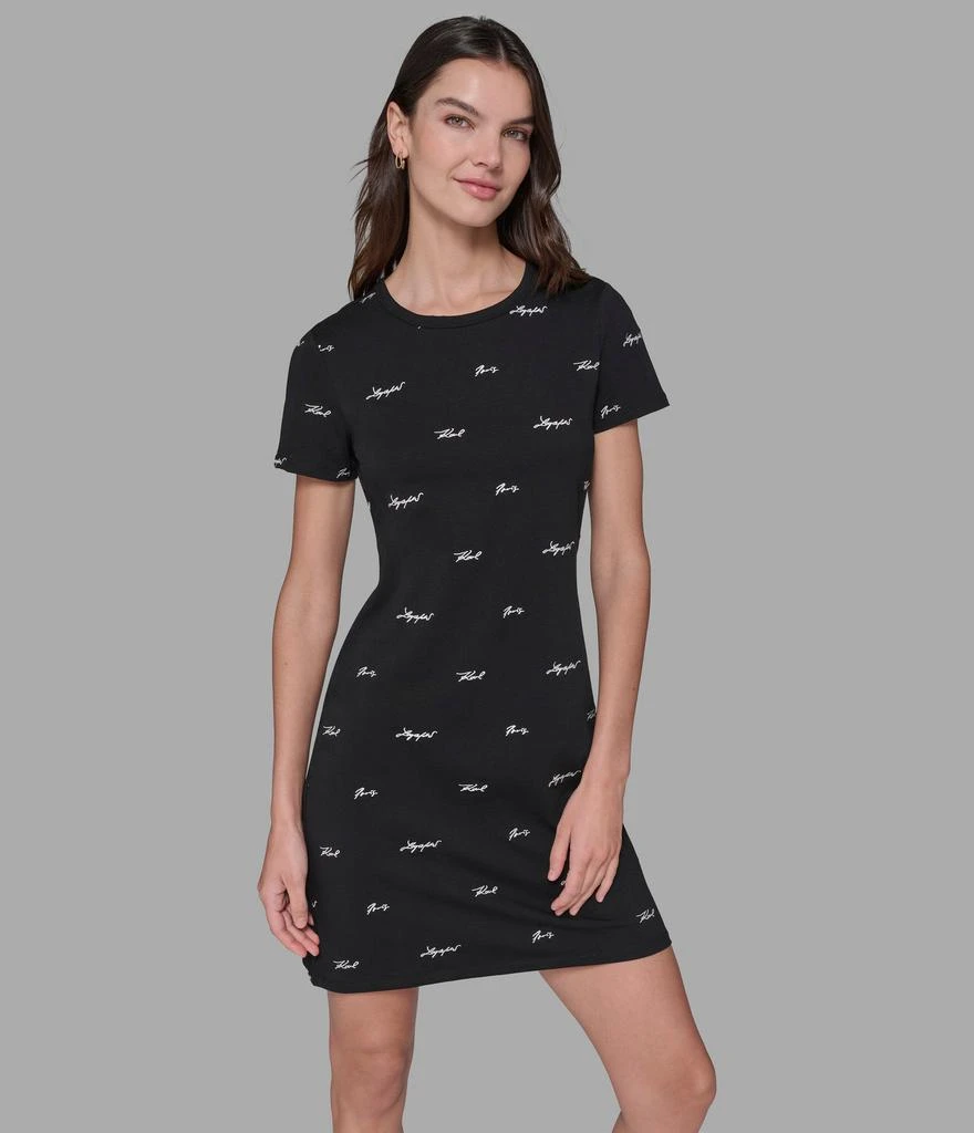 Karl Lagerfeld Paris KARL SIGNATURE T-SHIRT DRESS 1