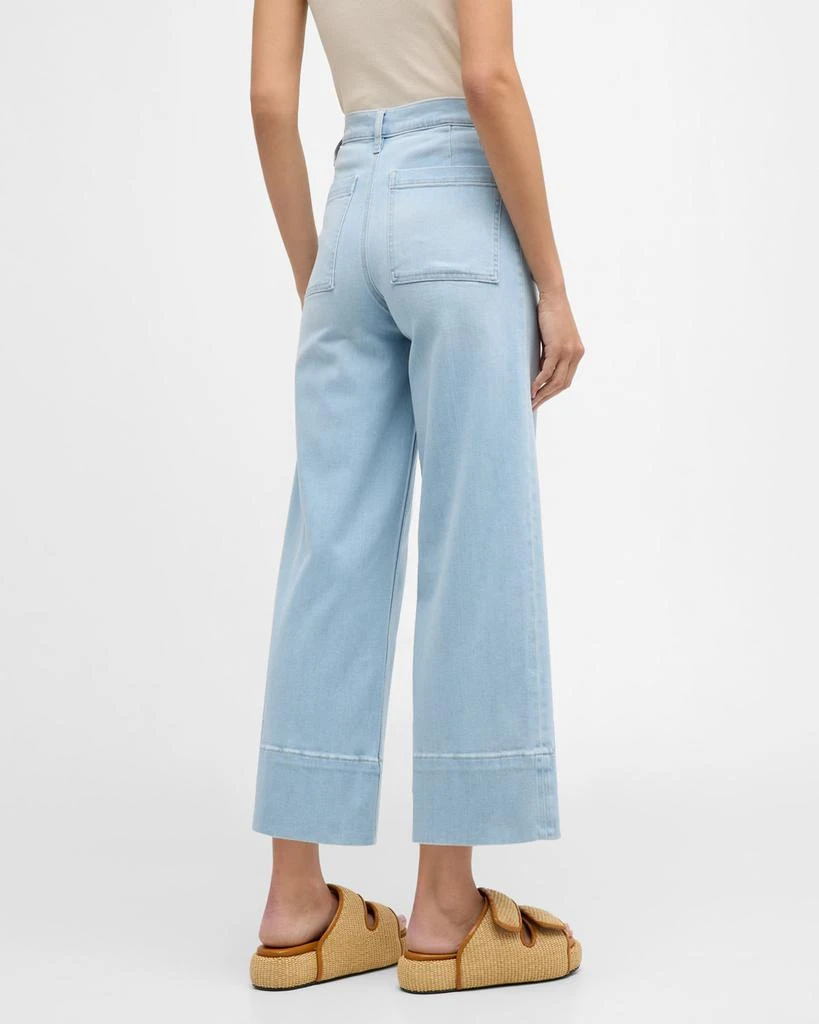 FRAME The 70s Patch Pocket Crop Straight Jeans 6