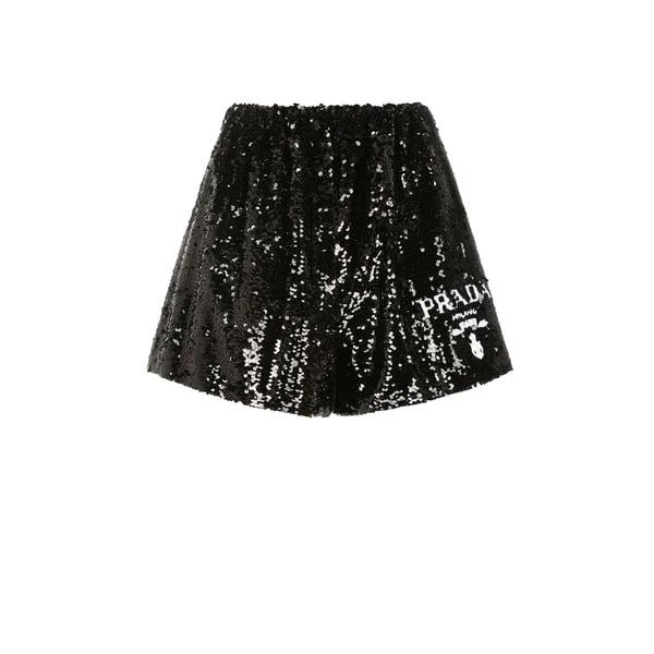 Prada Sequinned silk shorts 1