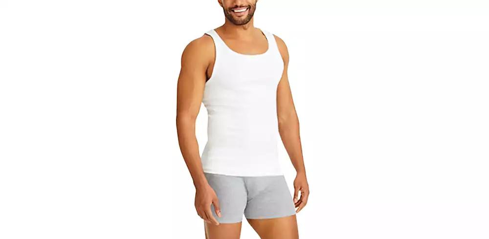 Hanes Men's Ultimate® ComfortSoft® 7-Pk. Moisture-Wicking Cotton Tanks