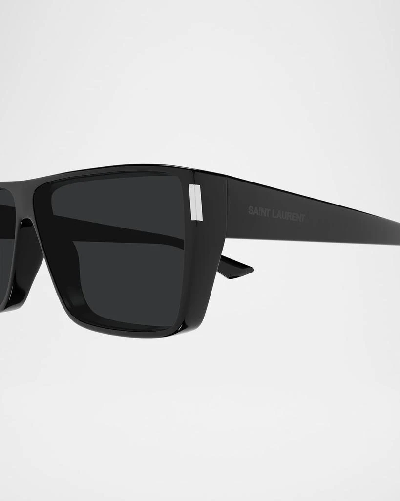 Yves Saint Laurent Men's SL 757M Acetate Rectangle Sunglasses 2