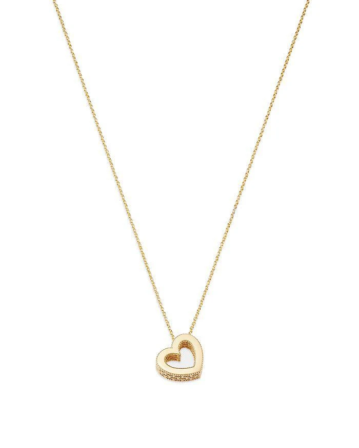 Bloomingdale
s Open Heart Pendant Necklace in 14K Yellow Gold, 18"