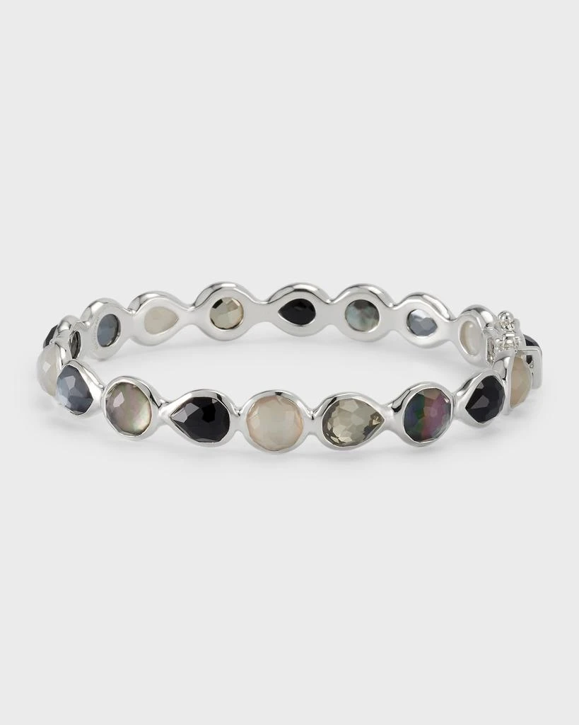 Ippolita 925 Rock Candy All Around Hinged Bangle in Black Tie 1
