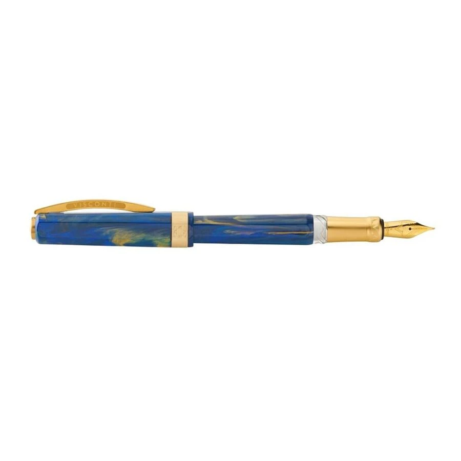 Visconti Visconti Opera Gold Fountain Pen Blue Medium Nib KP42-02-FPM 2