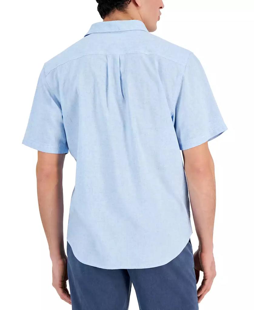 Tommy Bahama Men's Sand Desert Linen Blend Short-Sleeve Button-Down Shirt