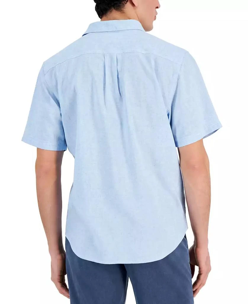 Tommy Bahama Men's Sand Desert Linen Blend Short-Sleeve Button-Down Shirt 2
