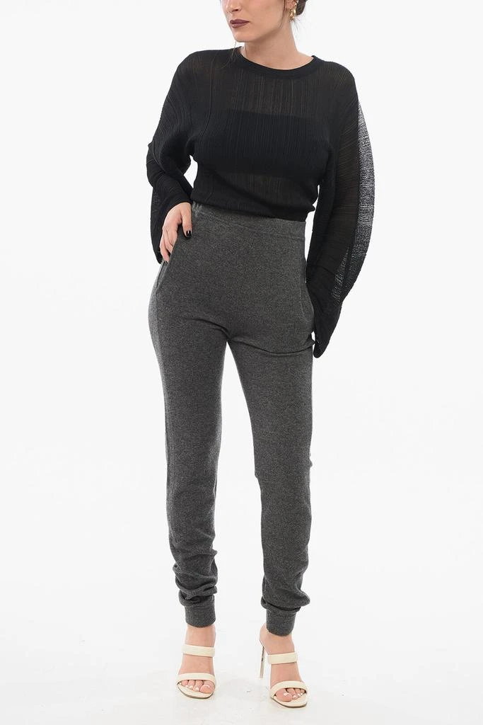 Yves Saint Laurent Saint Laurent Pure Cashmere Leggings with Elastic Waistband 4