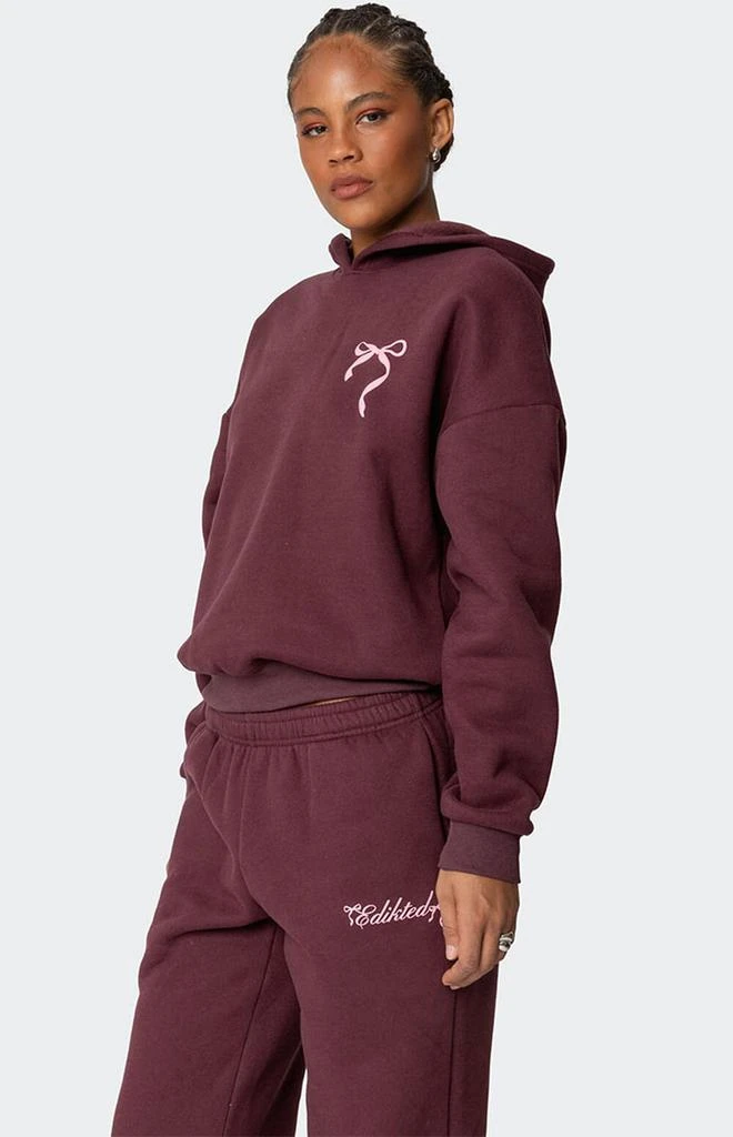 Edikted Sasha Bow Detail Hoodie 4
