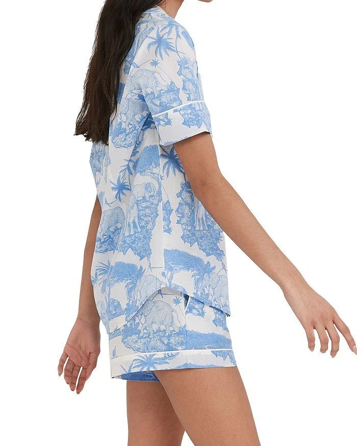 Desmond & Dempsey Loxodonta Short Pajama Set 3