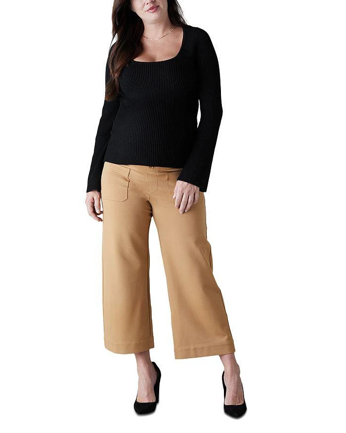 Ingrid 
Isabel Ribbed Maternity Sweater 3