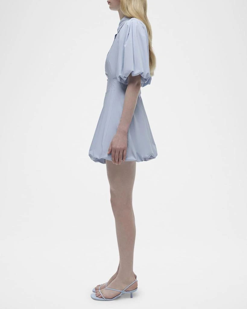 SIMKHAI Cleo Balloon Pintuck Mini Dress 5