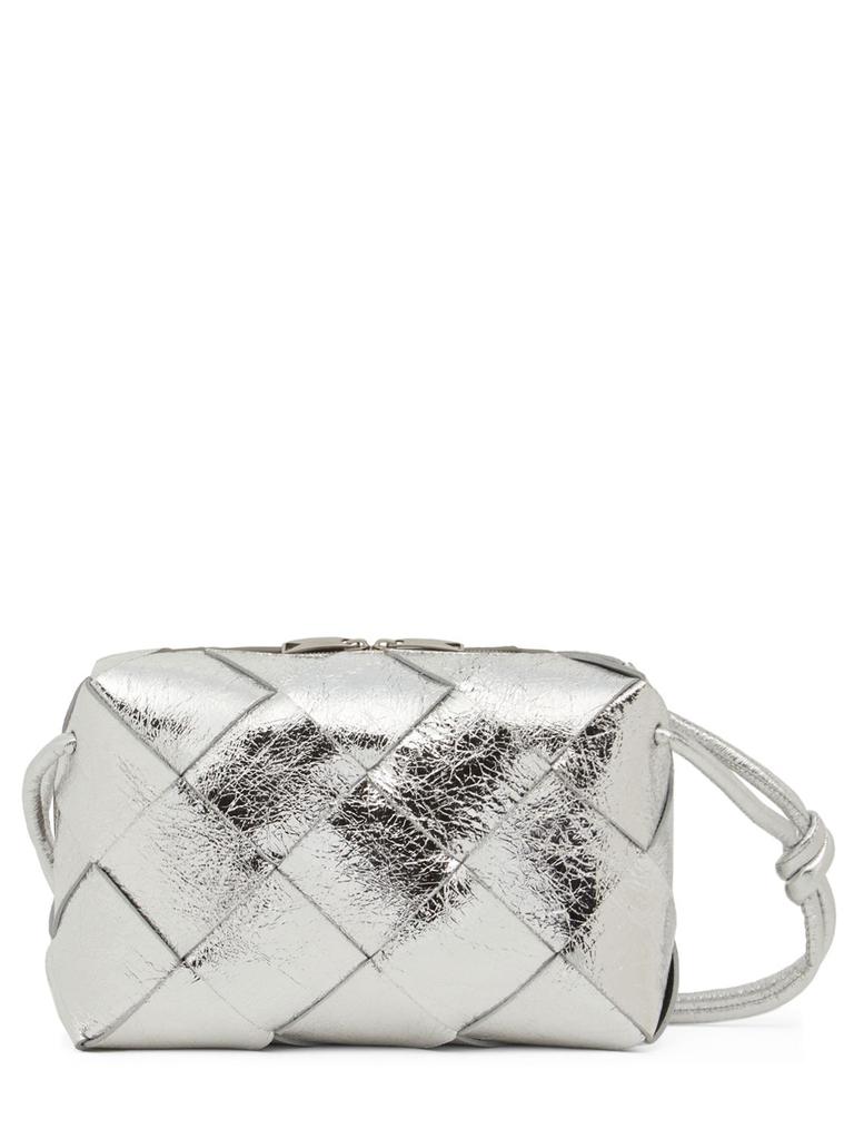 BOTTEGA VENETA Small Cassette Leather Crossbody Bag