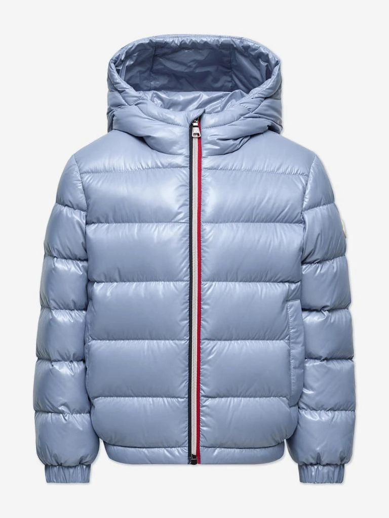 Moncler Moncler Enfant Kids Down Padded New Aubert Jacket in Blue