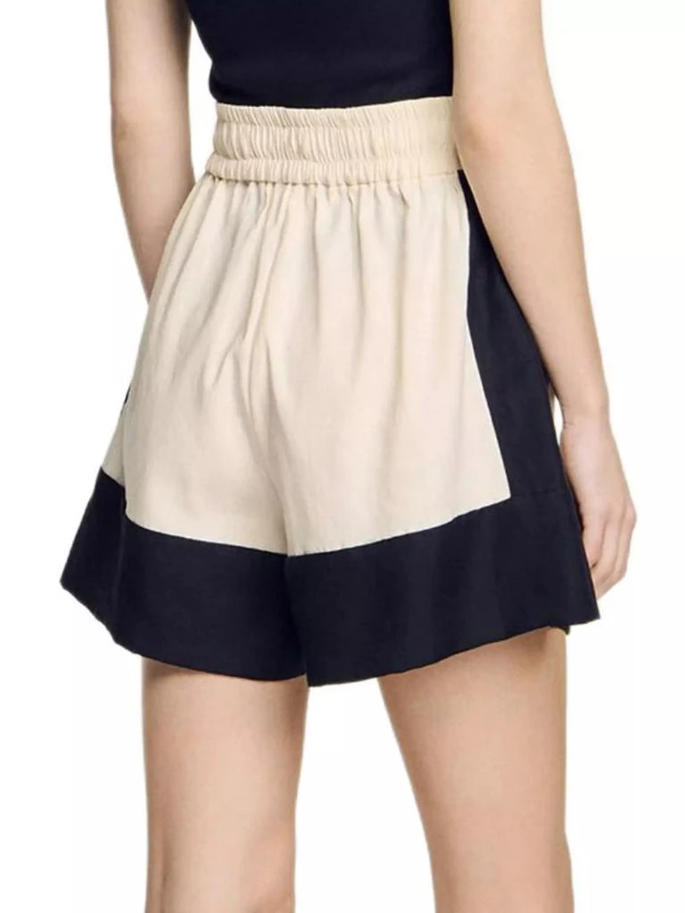 Sandro Two-Tone Shorts 3