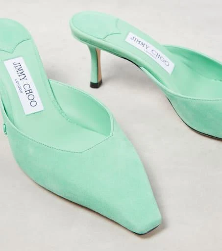 Jimmy Choo Vivi 65 suede mules 5