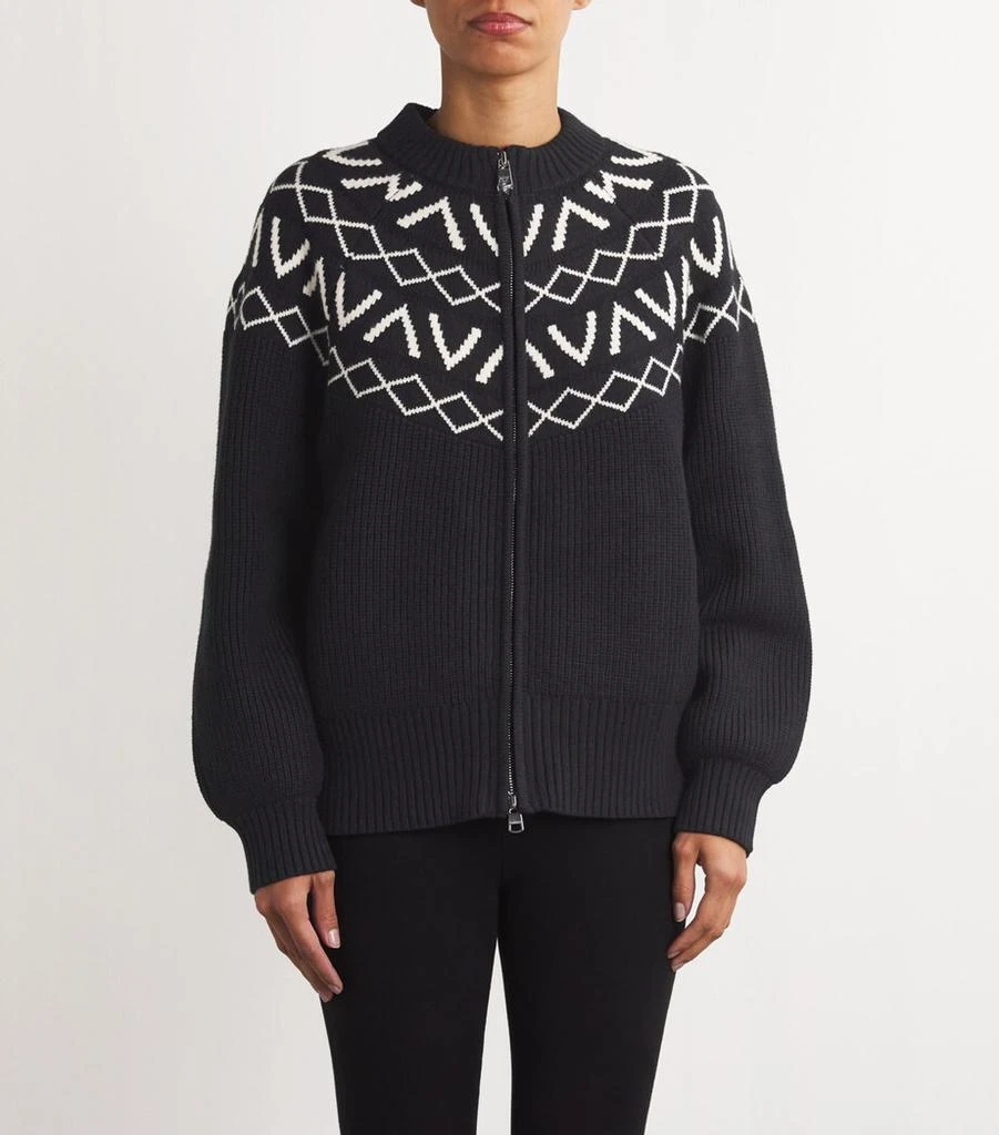 Varley Fair Isle Alys Zip-Up Cardigan 3