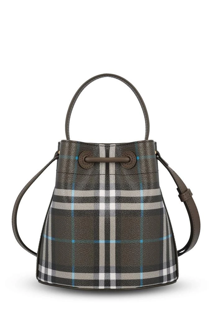 Burberry Burberry Checked Drawstring Bucket Bag 2