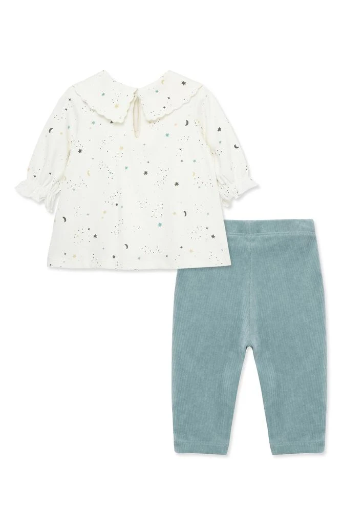 FOCUS Celestial Long Sleeve Top & Velour Pants Set 2