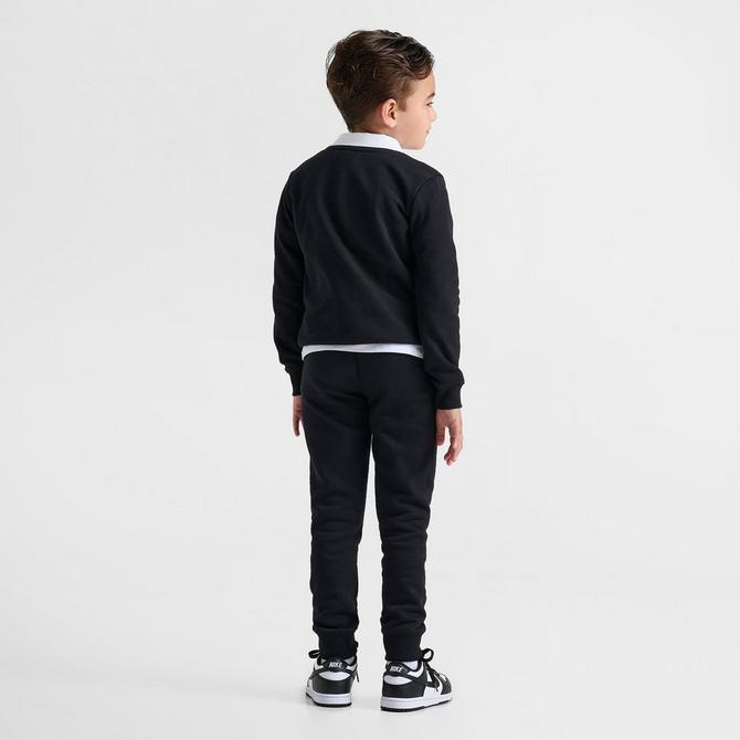 nike off the shoulder jogger set