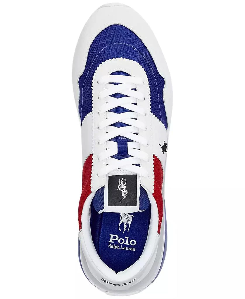 Ralph Lauren Men's Train 89 Suede & Oxford Sneaker 4