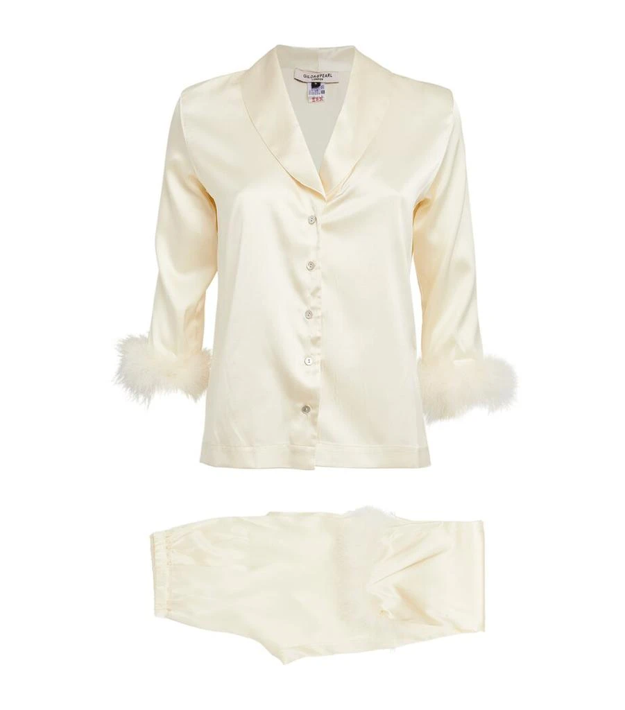 GILDA & PEARL Silk Celeste Pyjama Set 1
