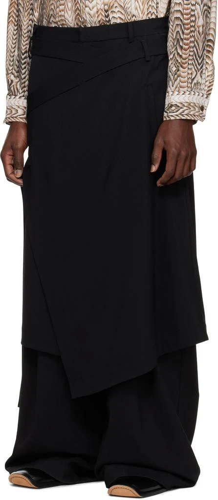 LU
U DAN Black Apron Skirt 4