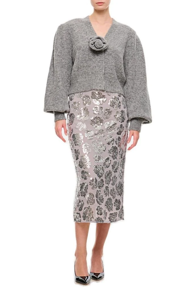 ROTATE Birger Christensen ROTATE Sequin Chiffon Skirt 3