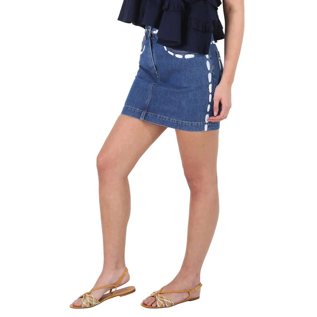 Moschino Ladies Cotton Denim Mini Skirt 2