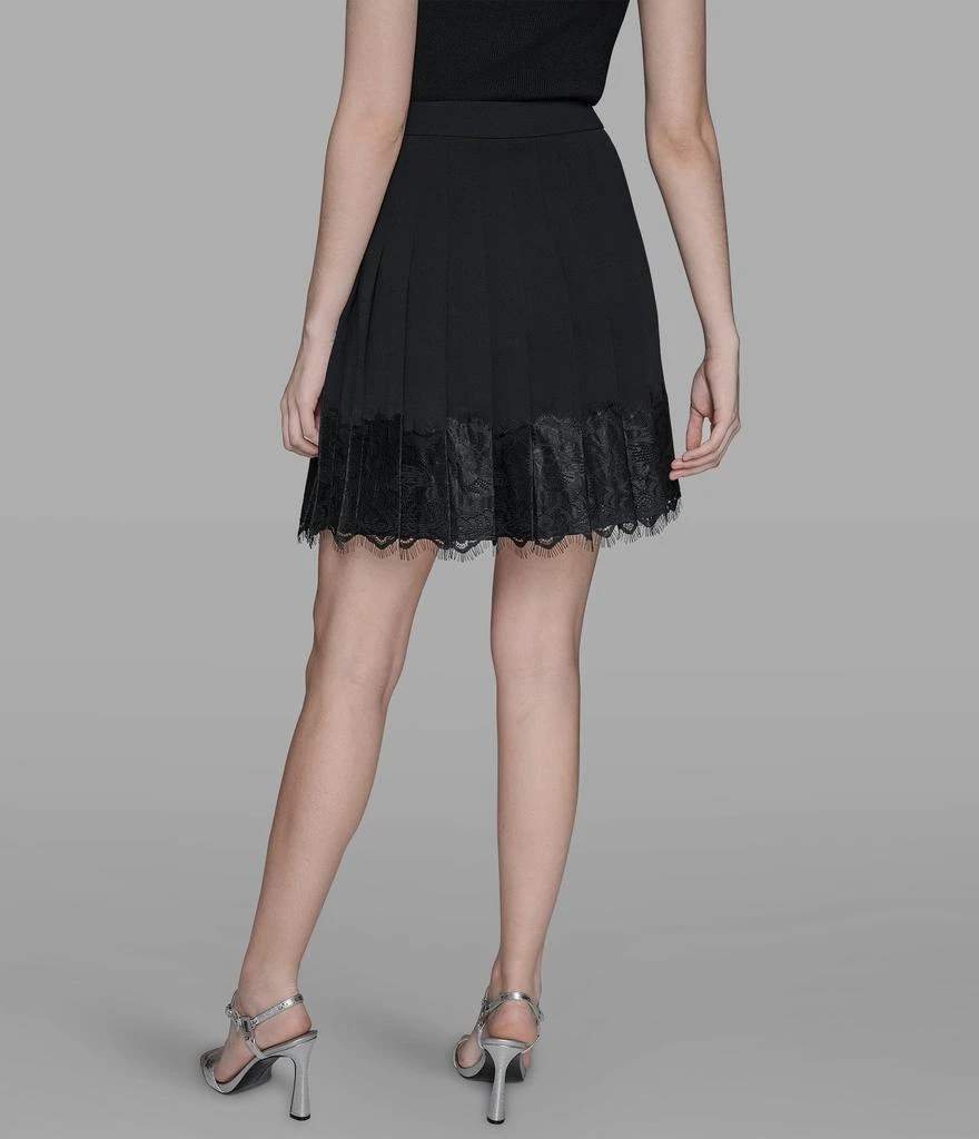 Karl Lagerfeld Paris LACE TRIM MINI SKIRT 3