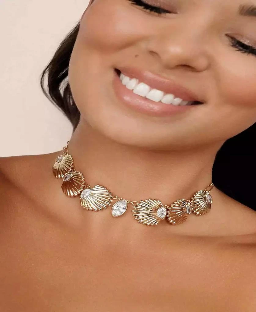 Ettika Jewelry Santorini Shell Choker Necklace 2