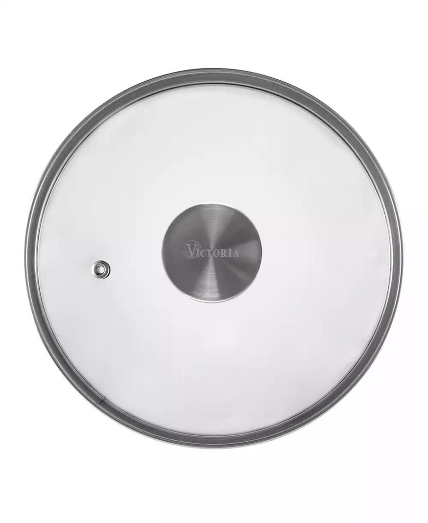 Victoria Glass Lid with Stainless Steel Knob for 6.5" Skillet