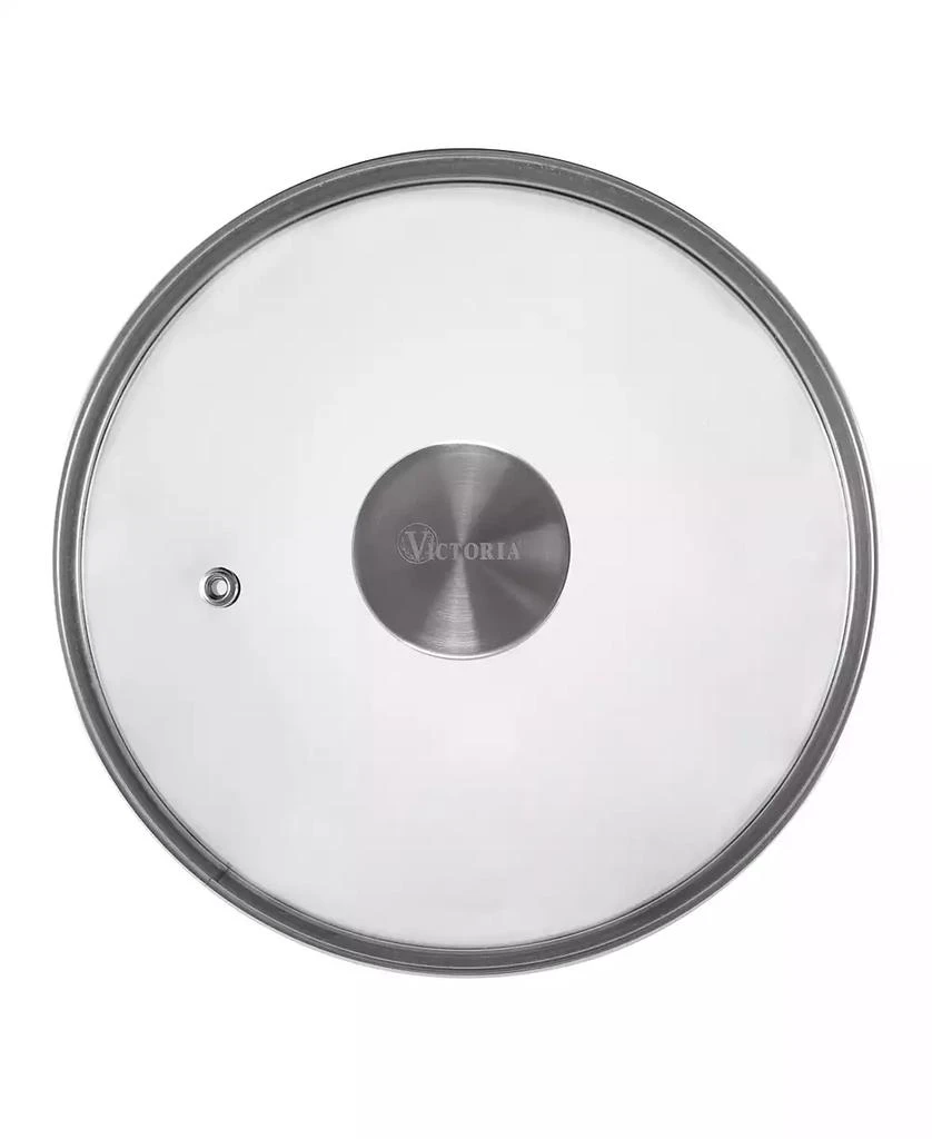 Victoria Glass Lid with Stainless Steel Knob for 6.5" Skillet 1