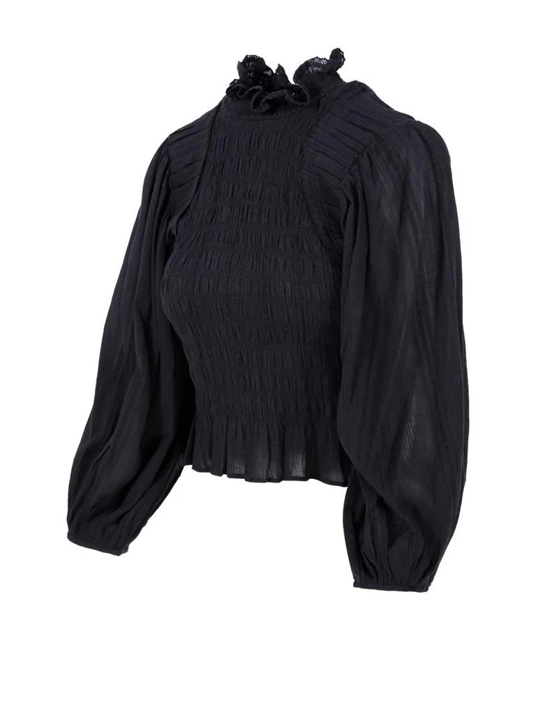 Isabel Marant Étoile Isabel Marant Étoile Idris Ruffle-Smocked Puff Sleeved Blouse 3