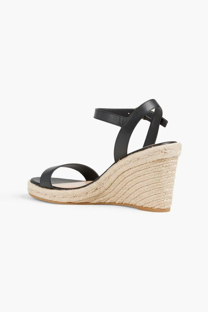 Stuart Weitzman Teddi leather espadrille wedge sandals 3