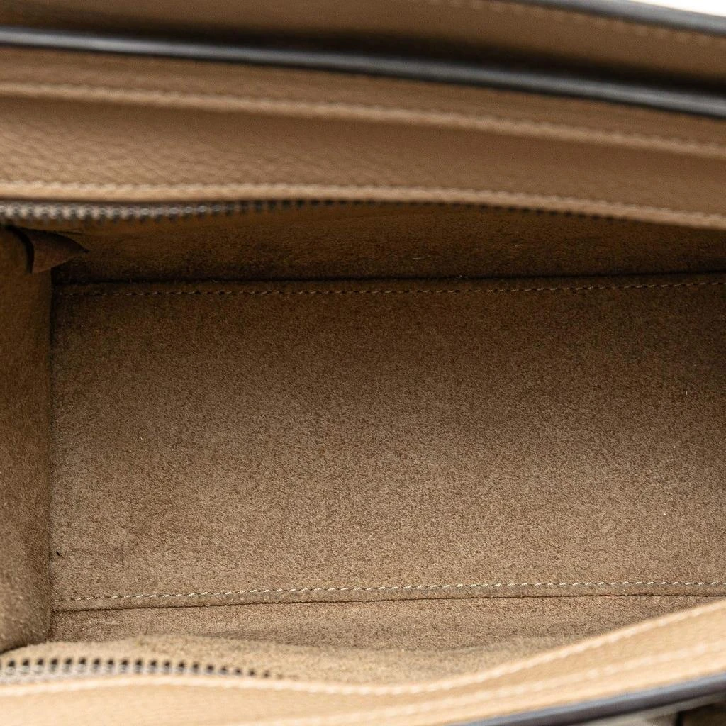 Celine Celine Taupe Leather Nano Leather Luggage Tote Bag 5